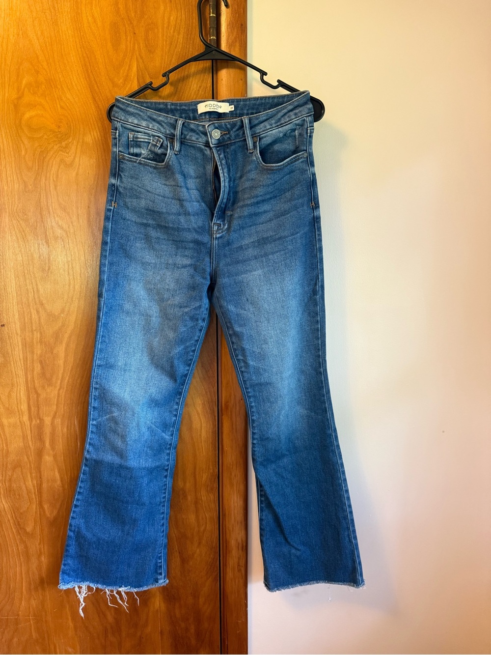 Women’s Mid Blue Boot Cut Hidden Jeans